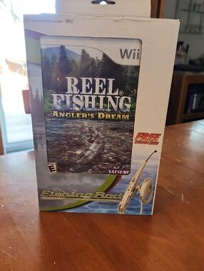 Reel Fishing: Angler's Dream video game bundle for the Nintendo Wii NIB